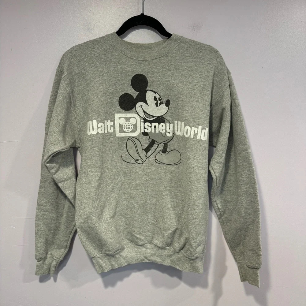 Walt Disney world grey monochrome‎ sweatshirt